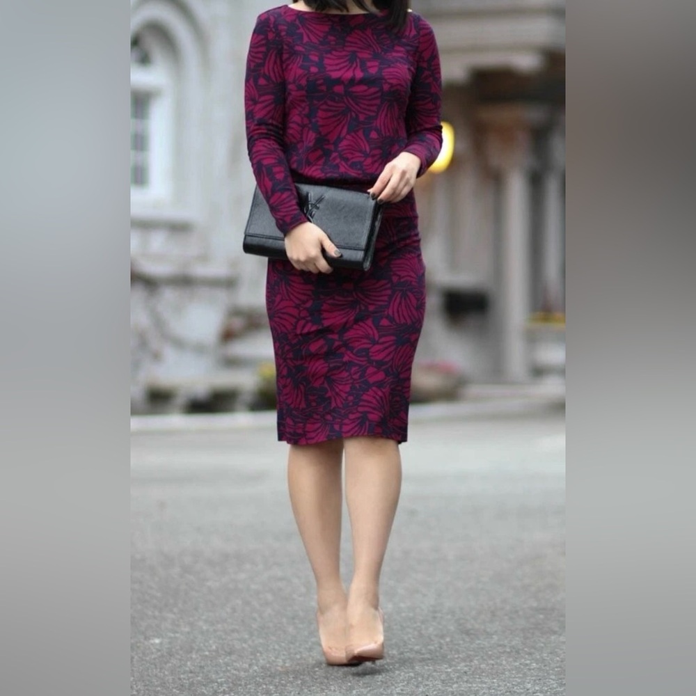 Tory Burch Etta Long sleeve Dress, Size M
